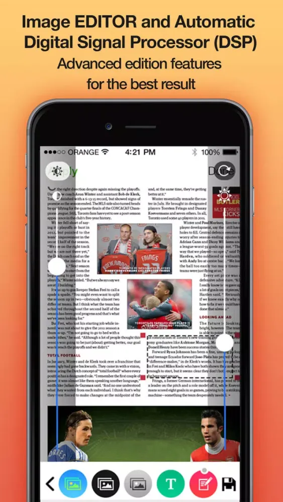 Captures d'écran de iScan PRO - Instant document scanner & translator