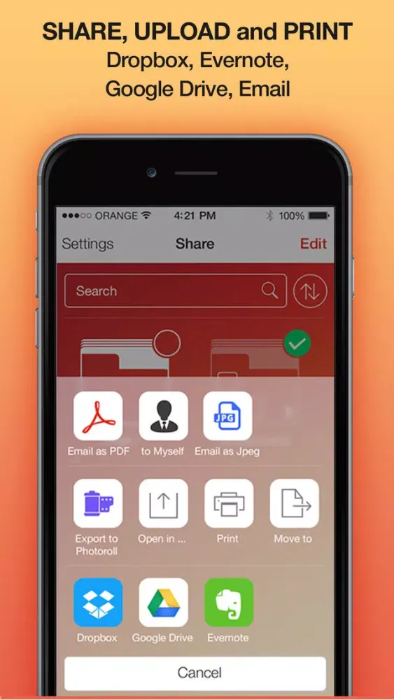 Captures d'écran de iScan PRO - Instant document scanner & translator