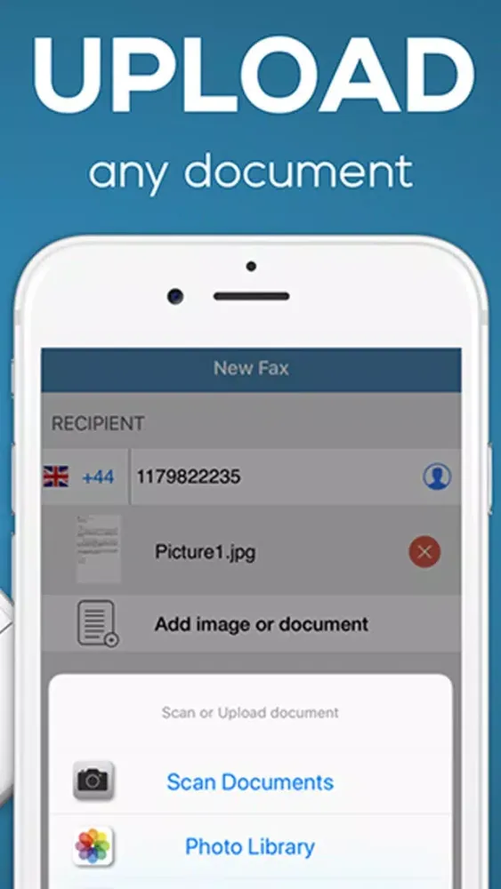 Fax from iPhone : Send e.Fax Screenshots