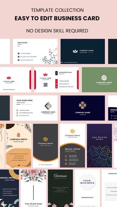 Скриншоты Business Card Maker : Creator