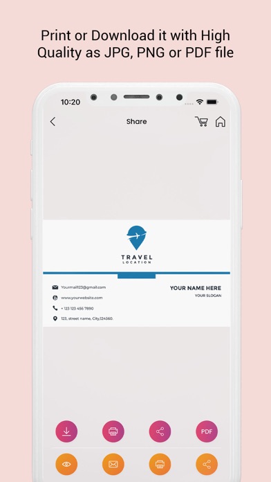 Скриншоты Business Card Maker : Creator