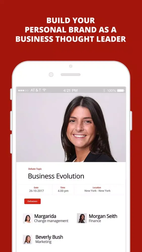 Capturas de pantalla de Business Debates