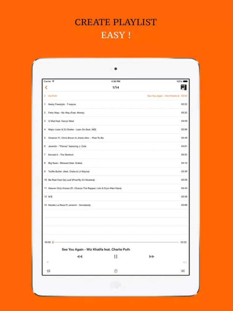 صور iMuzic - Free Mp3 Music lite - Streamer & Playlist Manager for SoundCloud® iPad 