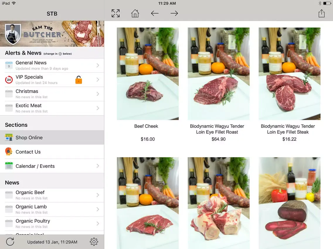 Sam The Butcher iPad  Ekran Görüntüleri