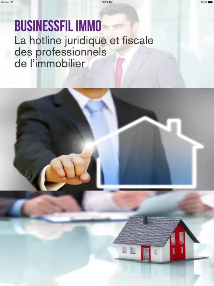 Zrzuty ekranu BusinessFil Immo iPad 
