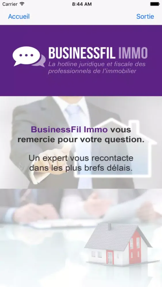Zrzuty ekranu BusinessFil Immo
