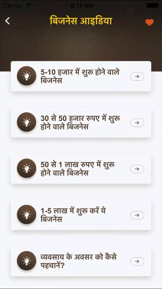 Скриншоты Business Ideas In India For Beginners - Hindi Free