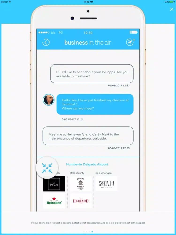 Business In The Air iPad 应用截图