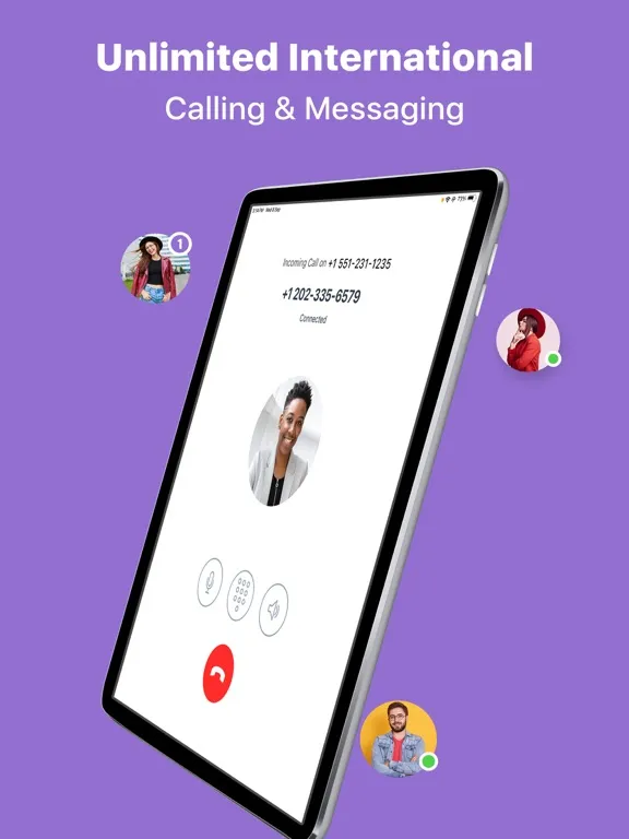 ภาพหน้าจอของ 2nd Phone Number: Second Line iPad 