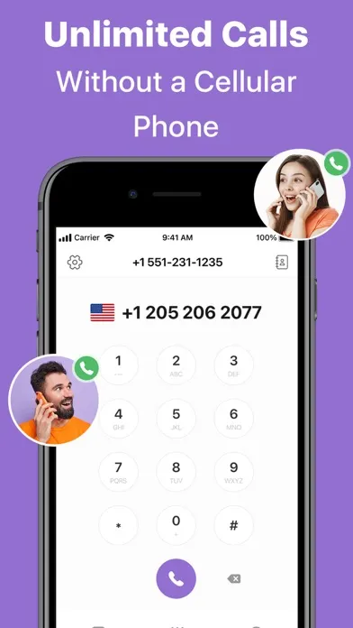 ภาพหน้าจอของ 2nd Phone Number: Second Line