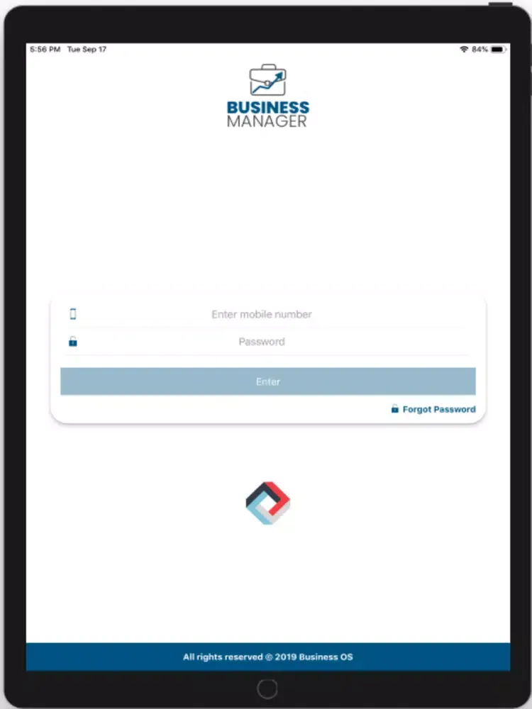 Business Manager - Business OS iPad  스크린샷