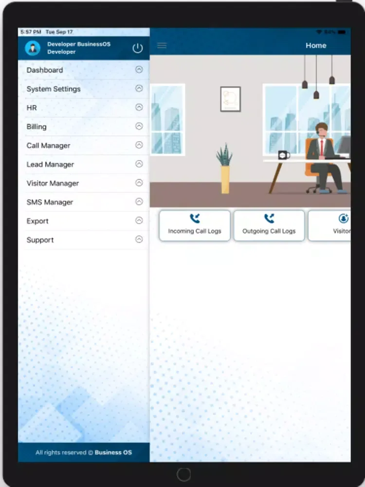 Business Manager - Business OS iPad  스크린샷