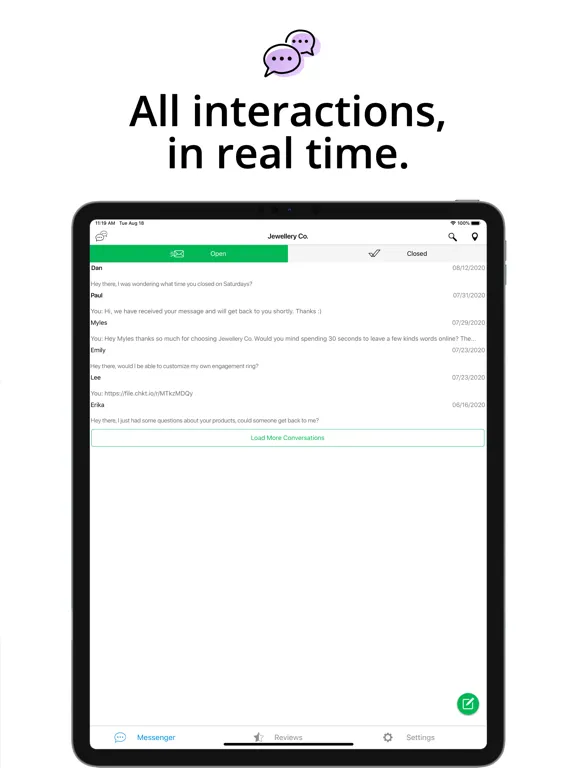 Business Messenger Pro iPad  स्क्रीनशॉट