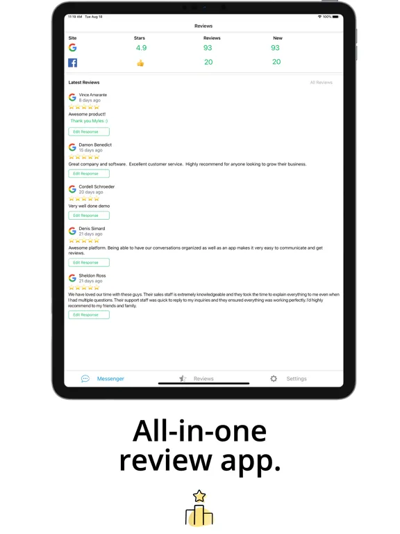 Business Messenger Pro iPad  स्क्रीनशॉट