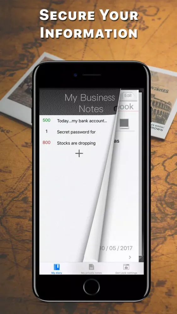 Capturas de pantalla de Secret Business Notebook