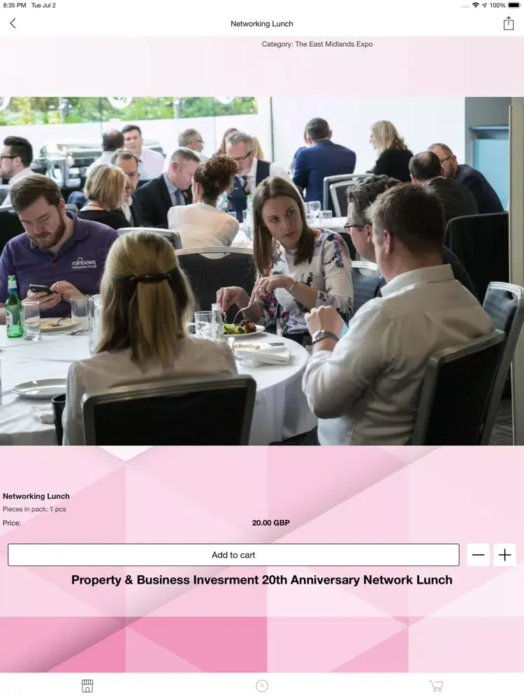 Zrzuty ekranu Business Shows Group iPad 