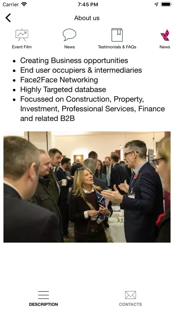 Zrzuty ekranu Business Shows Group