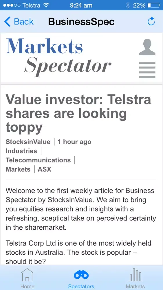 Zrzuty ekranu Business Spectator’s KGB – Kohler, Gottliebsen, Bartholomeusz – Latest news and commentary
