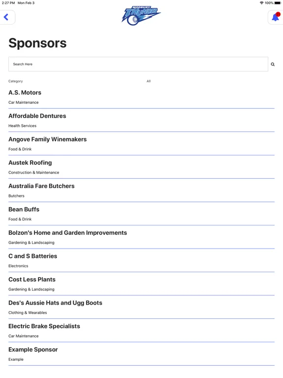 Modbury Bowling Club iPad 应用截图