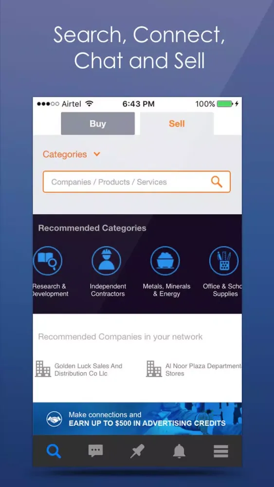 Zrzuty ekranu BusinessVibes - B2B Market Place