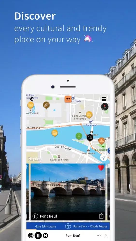Audio Guide Paris Visit Bus Screenshots