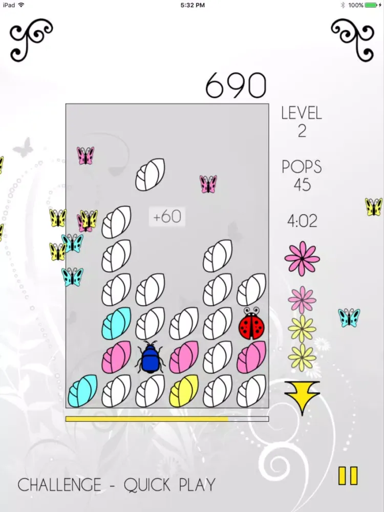 Tangkapan skrin Warna - A Match 3 Puzzle Game iPad 