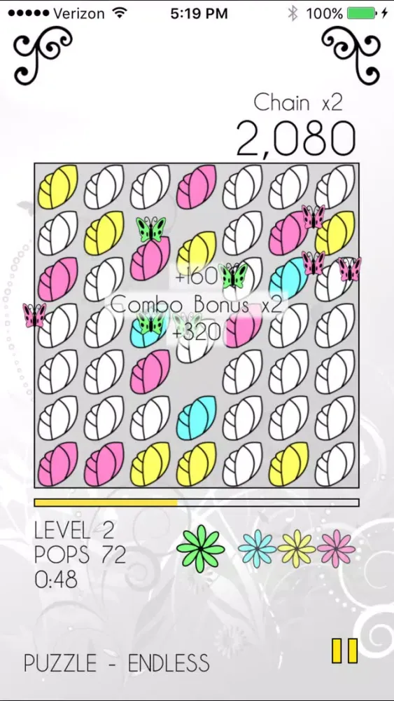 Tangkapan skrin Warna - A Match 3 Puzzle Game