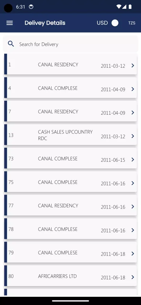 Capturas de tela do Insignia CRM