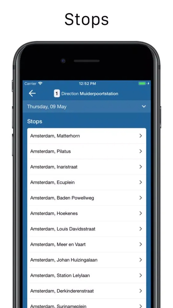 Amsterdam Transport Schedules سکرین شاٹس