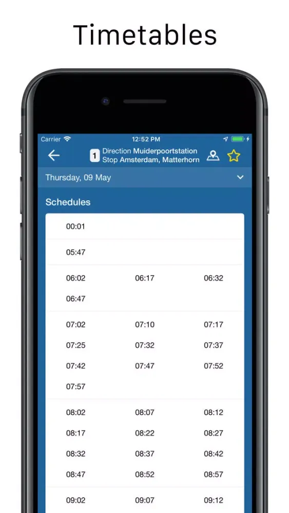Amsterdam Transport Schedules سکرین شاٹس