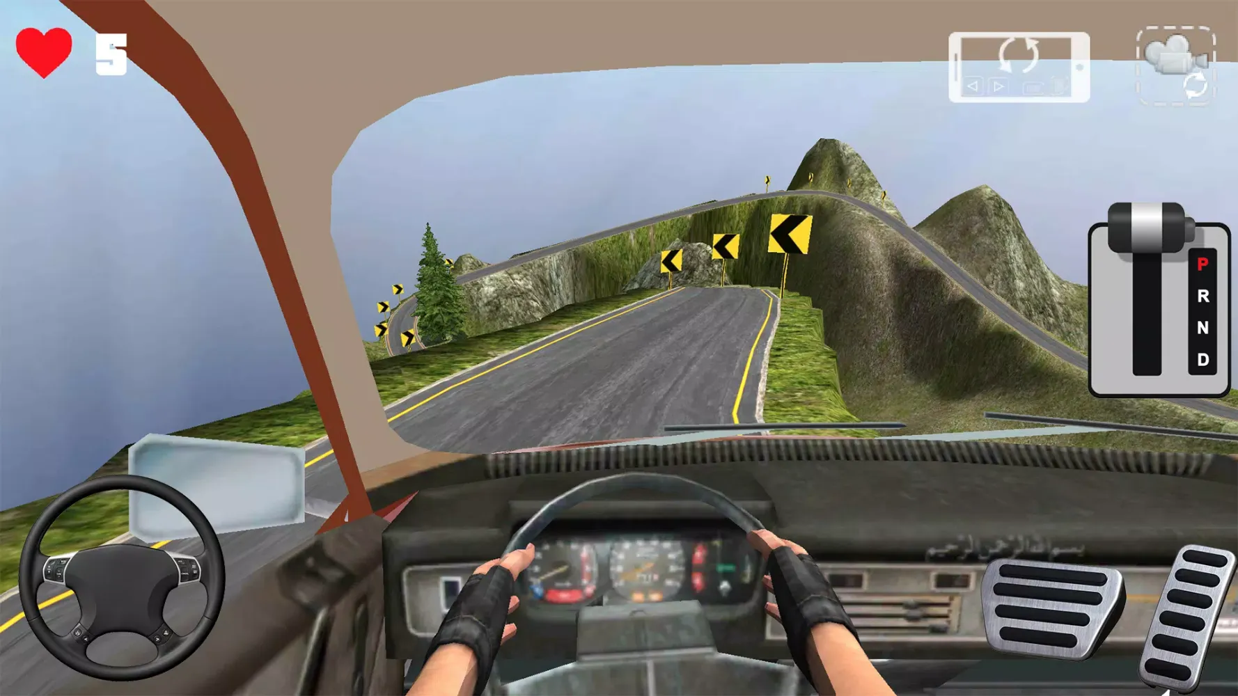 Mountain Car Driving Game Screenshots