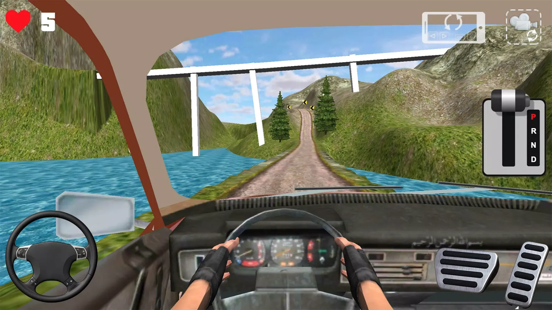 Mountain Car Driving Game Screenshots