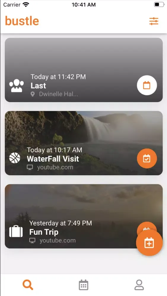 Bustle: Experience Your Campus Screenshots