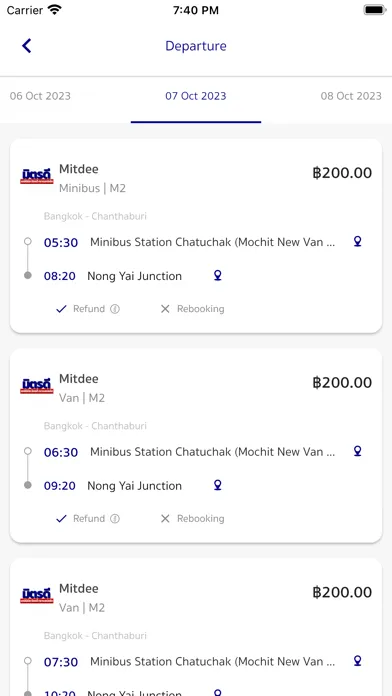 Zrzuty ekranu Mitdee Transport