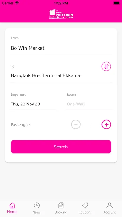 Ảnh chụp màn hình của Phittinin Tour