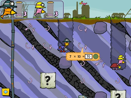 Miner Birds - Times Tables iPad  Screenshots