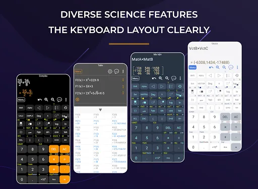 HiEdu Scientific Calculator Screenshots