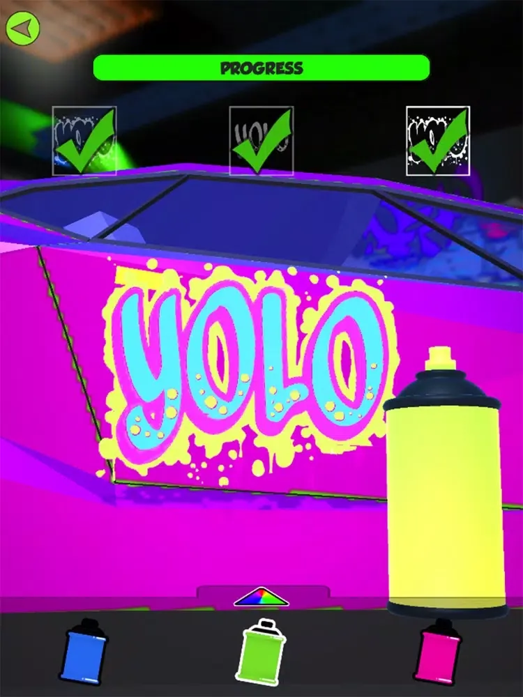 Capturas de pantalla de Paint My Car iPad 