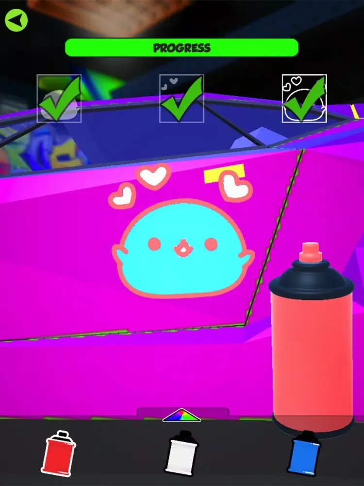 Capturas de pantalla de Paint My Car iPad 