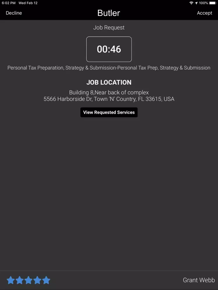Capturas de pantalla de Butler Pro iPad 