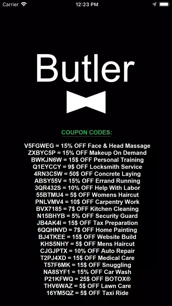 Capturas de pantalla de Butler Pro