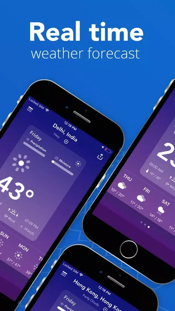 Weather app Screenshots