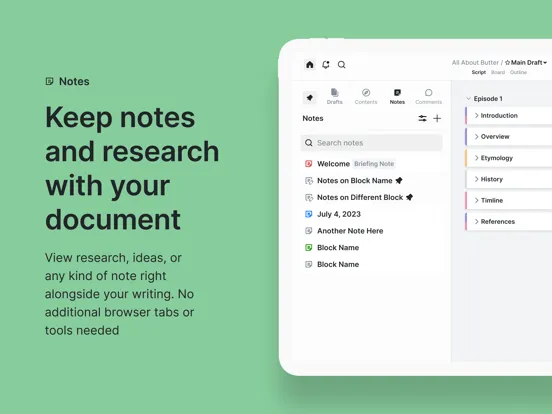 ButterDocs iPad Screenshots