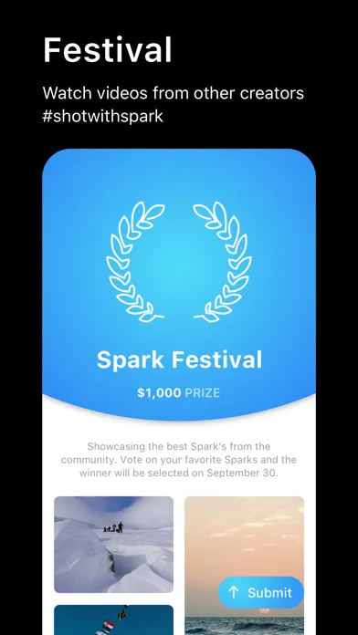 Tangkapan layar Spark Camera & Video Editor