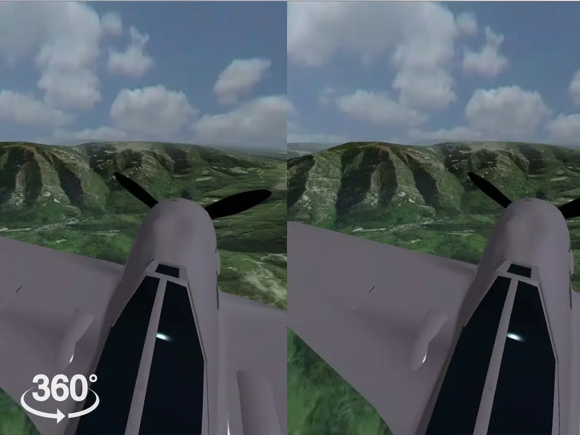 Captures d'écran de VR Flight Pro - Flying and Diving In The Sky iPad 