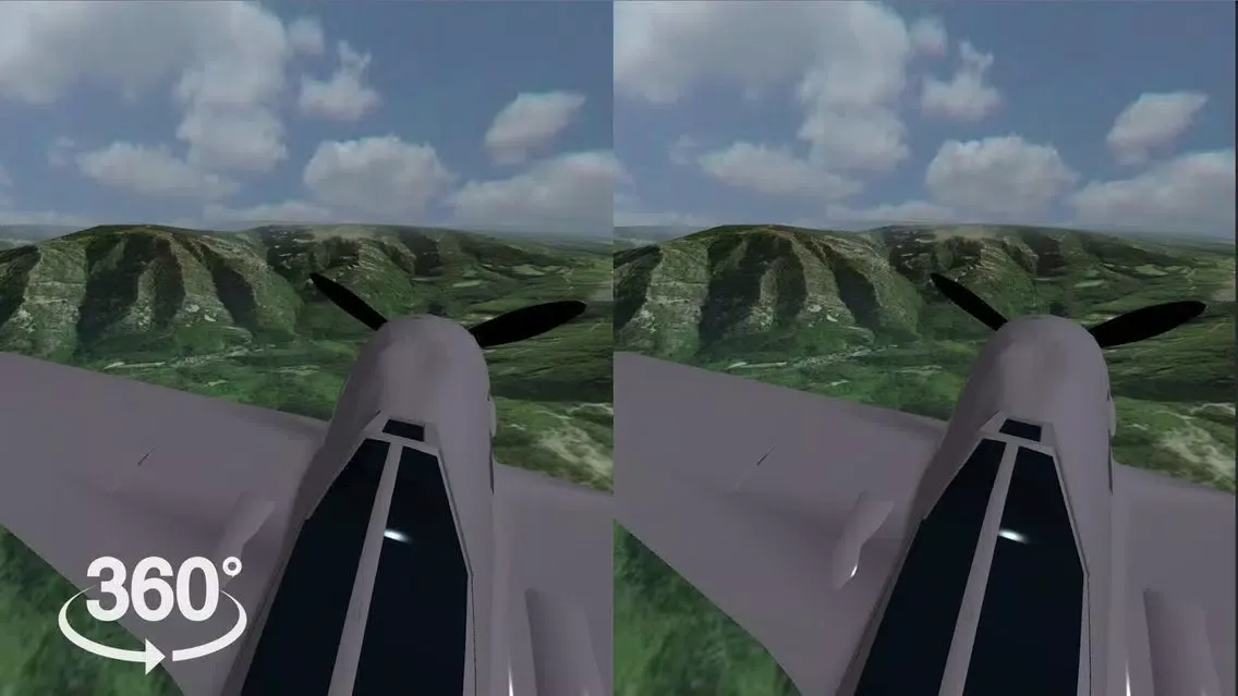 Captures d'écran de VR Flight Pro - Flying and Diving In The Sky
