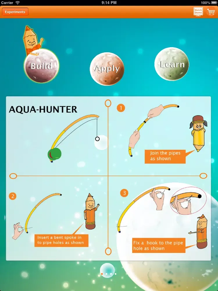 Tangkapan skrin Fun-Do Science iPad 