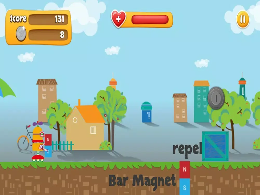Magnet Runner - Play & help Zuko, Robo, Rudy and Scar explore the city of magnets iPad 應用截圖