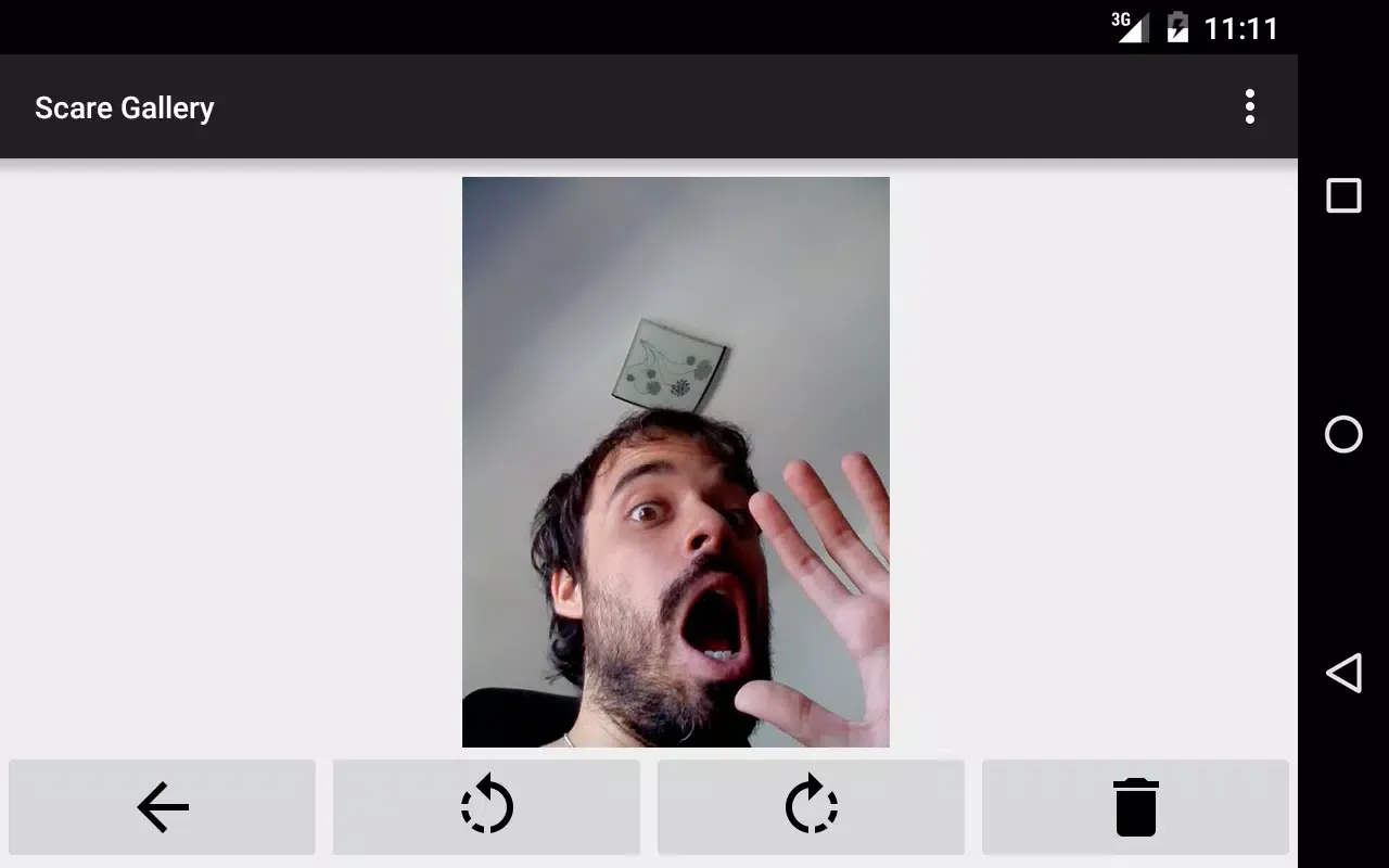 Capturas de tela do Funny phone prank with camera