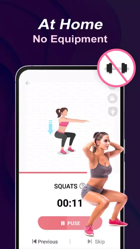 Capturas de tela do Buttocks & legs Workout